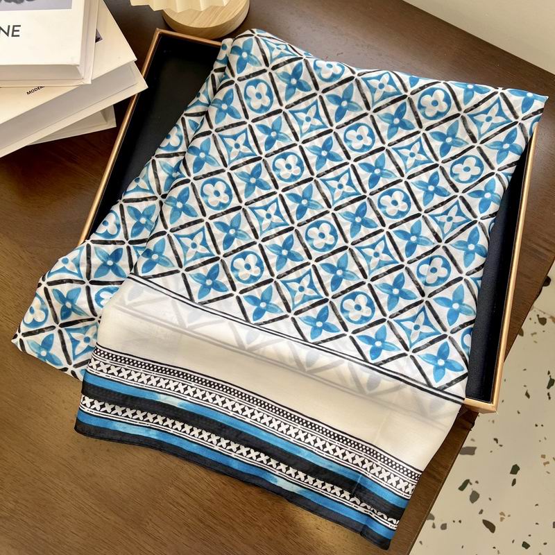 LV silk scarf 90-180cm E13 (14)